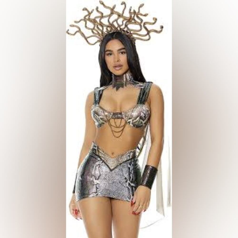 NEW Forplay A Head In The Game Medusa Costume Set Size XS/Small